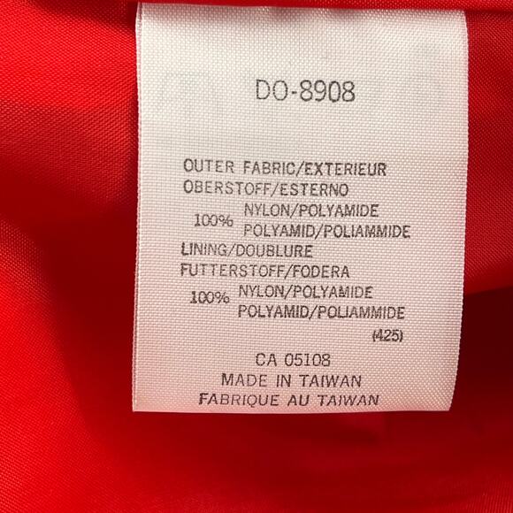 Vintage 80s Descente Red Pullover Windbreaker Jacket Mens Size 1 Medium - Picture 8 of 8